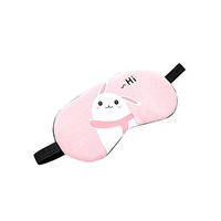 Eyes Sleep Masks,Lavany Cute Animal Shading Sleep Eye Masks for Sleeping, Travel, Shift Work, Naps,Sponge Cover Night Blindfold Eyeshade for Kids Adult Clearence (Rabbit)