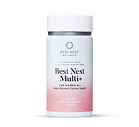 Best Nest Multi+ for Women Age 50 Plus | Multivitamin, Vegan, with Methylfolate (Folic Acid), 100% Whole Food Organic Blend, Once Daily Vitamins, 30 Count, Best Nest Wellness