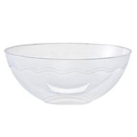 Party Dimensions Plastic Bowl, 60-Ounce, Clear