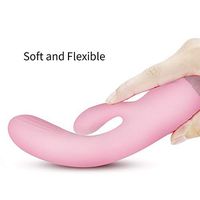 XINGUANG Powerful Handheld Wand Massager - Dual Motors - 100% Waterproof - Automatic Heating - USB Rechargeable - 10 Frequency Vibration Function - Arbitrary Bending