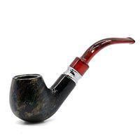 Mkxiaowei Wooden Pipe Traditional Old-Fashioned Shing Smoking Pipe