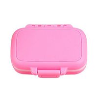 YOJINKE Pill Cases Small Portable for Pocket or Purse 3 Removable Compartments Travel Medication Carry Case Daily Vitamin Organizer Box