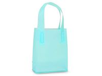Reusable Frosted Color Bags - Jewel Aqua Frosted Plastic Bags Bulk 3 mil HDPE 4x2x5-1/2" (200 Bags Per Pack) - Wraps-BJWAQP