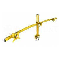 MonMount LCD-2230Y Yellow Curved Triple LCD Monitor Arm Mount