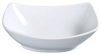 Yanco ML-610 Rectangular Bowl, 42 oz Capacity, 7.5" Width, 10" Length, Porcelain, Super White, Pack of 12