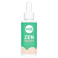 Wink Naturals Zen Drops Supplements, Natural Stress Relief and Mood Boost, Mood Enhancer Support for Adults and Kids, Drug and Alcohol Free, Non-Habit Forming (2 fl oz, Chocolate Flavor)