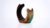 Pipe Stand Rack Holder for Tobacco Smoking Pipe Inlay Gemstone Turquoise