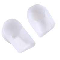 Healifty Silicone Heel Foot Protector Heel Covers Foot Arch Support Ankle Pain Relief Cover for Adults 1 Pair(White)