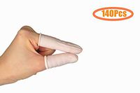 Disposable Latex Finger Cots, 100g(Approx.140 PCS),Fingertips Protective Finger Gloves Art Latex Tissue Finger Cot