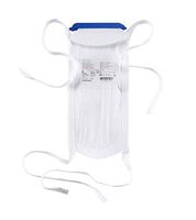 Cardinal Health 11400-300 General Use Reusable Ice Bags, Tie Attachment 6.5 x 14 in, Large, 2 Packs of 25