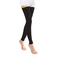 Medical Thigh High Compression Stockings for Women Men- Footless Firm Support 20-30 mmHg Gradient Compression Socks Support Hose for Treatment Swelling, Varicose Veins, Edema