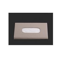 mioilili Hanging PU Leather Sunroof Visor Hanging Type Rectangle Facial Tissue Dispenser Box Cover Holder For Car Decorative Napkin Holder Rectangle Napkin Organizer (White)