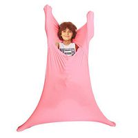 Alnkids Dynamic Movement Sensory Body Sock - Updated Version (Pink, Large)