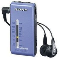 Sony FM Stereo / AM radio Blue pocketable SRF-S86 / L