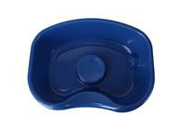 ZQXFP LYX@ Flat-Bed washbasin, Shampoo, Nursing Bed, Home, Child, Pregnant Woman, Old Man, Shampoo Artifact, Plastic Shampoo, Light Purple, Shampoo + 2 Shampoo Brushes (Color : Dark Blue)