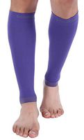 Doc Miller Premium Calf Compression Sleeve 1 Pair 20-30mmHg Graduated Support for Sports Running Circulation Recovery Shin Splints Varicose Veins (Violet XXL)