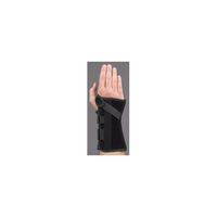 Med Spec V-Strap Wrist Support Brace, 8" Black, Medium Right
