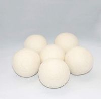 SpaceSheep Wool Dryer Balls Made with 100% New Zealand Wool; All Natural Hypoallergenic Laundry Softener for Sensitive Skin; No Chemicals and Dye Free; Better than Dryer Sheets for Static Free Fabric