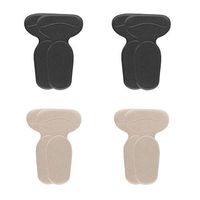 Heel Cushion Inserts for Women and Men,Heel Grips Shoe Pads for Shoes Too Big Loose Shoes, Self-Adhesive Shoe Insoles Foot Care Protector Prevent Heel Slipping, Rubbing, 6 Pairs (2 Colors=4 Pairs)