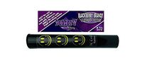 Herb Airtight Tube Pocket Protector with Juicy Jay's BlackBerry Brandy 1.25 Flavored Hemp Rolling Papers 1 Count DC Crafts Nation- Happy Face