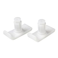 Penco Medical Universal Walker Glides - White 1 Pair