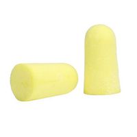 Vacally Creative Soft Foam Ear Plugs, Tapered Travel Sleep Noise Prevention Earplugs Improve Sleep Quality for Women Men,5 Candy Colors (Yellow, 1Pair)