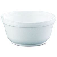 Dart 12B32 4.6" Top And 2.9" Bottom Diameter, 2.2" Height 12 oz White Insulated Foam Bowl
