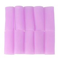 Artibetter 10pcs Gel Finger Cover Silicone Finger Cots Finger Protector for Blisters Corns