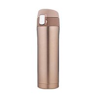 ZHENQ Stainless Steel ml Thermos Bottle Thermos Drinking Water Kettle Thermos Mug Solid Color Using Stainless Steel and Vacuum Technology, Clean and hygienic (Color : A)