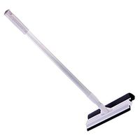 Cozylkx Extendable Double Side Window Squeegee Cleaner Window Microfiber Scrubber for Window Glasses(White)