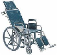 Tuffy Reclining Wheelchair 16"W x 18"D with Elevating Legrests - Model 552716