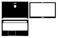Special Laptop Black Brushed Vinyl Skin Stickers Cover Guard for MSI GS63 GS63VR 2016 release 15.6-inch