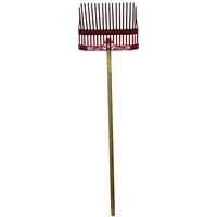 Fortiflex Plastic Pitch Fork Handle 49 inches, Head 15.5 inches W x 12.5 inches L, Sky Blue