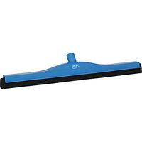Vikan 77543 Fixed Head Squeegee, Foam Rubber, Polypropylene Frame, 24", Blue