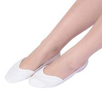 SUPVOX 1 Pair Ballet Soles Half Toe Shoe Sole Sock for Ballet Dancers and Rhythmic Gymnastic Competition Size XS (White)