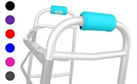Crutcheze Turquoise Walker Padded Hand Grip Covers Made in USA Moisture Wicking, Antibacterial, Comfort, Fashion, Washable Orthopedic Products Accessories