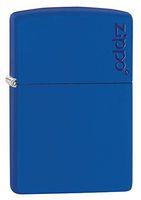 Zippo Royal Blue Matte with Zippo Logo Pocket Lighter