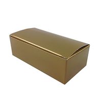 Black Cat Avenue Gold Candy Gift Boxes Packaging Chocolate Packaging Wedding Cake Boxes Wedding Favor Boxes 5.5" x 2.75" x 1.75", 10 Count