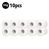 Toilet Paper - 3 Ply White Bath Tissue,Silky & Smooth Soft Dissolvable Tissues Paper, Home Kitchen Toilet Tissue, Ultra Strong and Highly Absorbent Hand Towels for Daily Use，10 Rolls (55g 10Rolls)