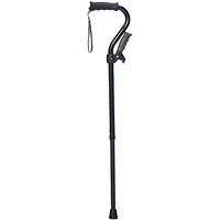 Carex Stand Assist Walking Cane - Includes Secondary Flip Down Handle for Added Support - Uplift Cane and Walking Stick for Seniors, Elderly, Disabled
