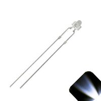 1.8mm / 2mm Round Top Cool Clear White LED - Ultra Bright (Pack of 10)