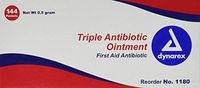 Dynarex Triple Antibiotic Ointment, 1/2g Packet (Box of 144 Each)