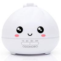 ODONOBO Cute Dumpling Essential Oils Diffuser for Kids, 300ml Cool Mist Air Mini Humidifier, Ultrasonic Aroma Oil Vaporizer, Aromatherapy 7 LED Colored Night Light - Benny Bao Design