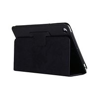 iPad 2 Case, YiMiky PU Leather Kickstand Case Cover for Women/Girls Lightweight Slim Smart All Body Protection Sleeve Durable Folio Stand Cover for iPad 2nd 3rd 4th Generation-Black