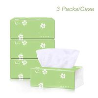 Mefezi Hand Tissues for Bathroom 3 Packs Soft Pure Facial Tissues Paper Towels for Home School Office Restaurant