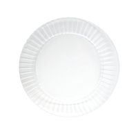 Party Essentials N7514 Deluxe Hard Plastic Round Salad Plate, 7.5" Diameter, Clear (Case of 288)