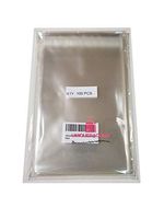 UNIQUEPACKING 100 Pcs 6 3/16 x 9 9/16 (A10+) Clear Resealable Cello Cellophane Bags