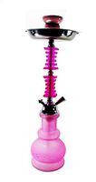 Zebra Smoke: Purple Johnny Hookah Single Hose 17" Unit Combo Pack