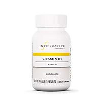 Integrative Therapeutics - Vitamin D3 5,000 IU - Immune System and Bone Support - Chocolate Flavor - 90 Chewable Tablets