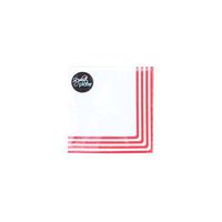 Sophistiplate 07Jh3 Classic Disposable 3-Ply Paper Luncheon Napkins, Red (Pack of 60)